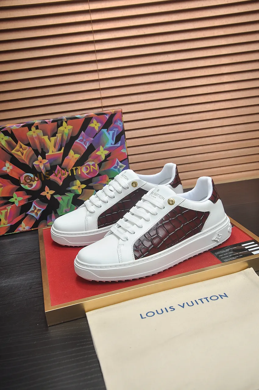 Men's shoes 💰540💶[LOUIS VUITTON] Original order price (water-dyed cowhide lining) new model 🍀LV Louis Vuitton * - top version of LV classic trendy shoes! Made of imported original cowhide, water-dyed cowhide lining, and original wear-resistant rubber outsole! High quality products! Code number 38-45 (45 is custom-made and cannot be returned or exchanged)